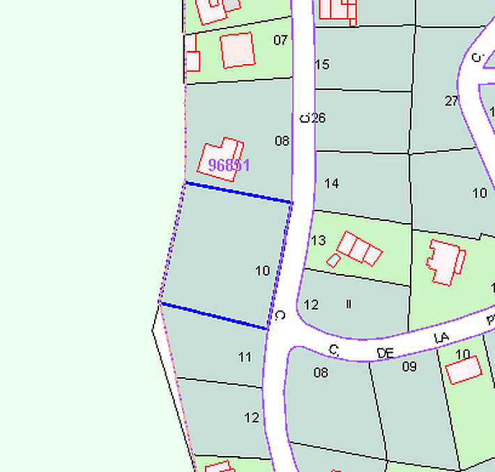 Parcela edificable en venta en Riudarenes