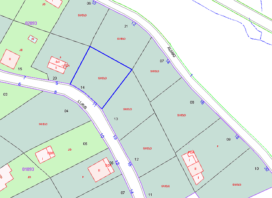 Parcela ubanizable en venta en Riudarenes